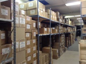 Coteau's storage room.
